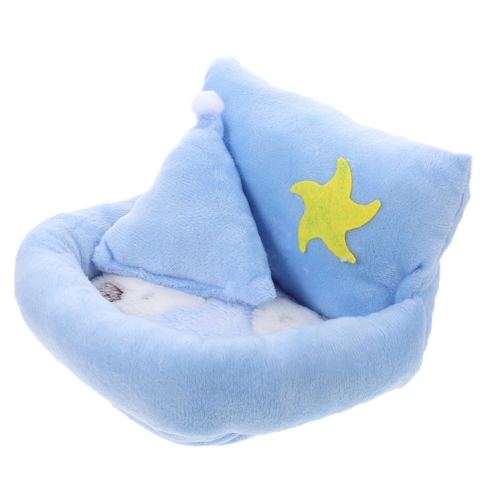 Housoutil 3stücke Kuschelnest Für Kleintiere Plüschbett Für Hamster Meerschweinchen Und Zuckergleiter Winterversteck Für Haustiere Und Warm Für Entspannte Ruhezeiten