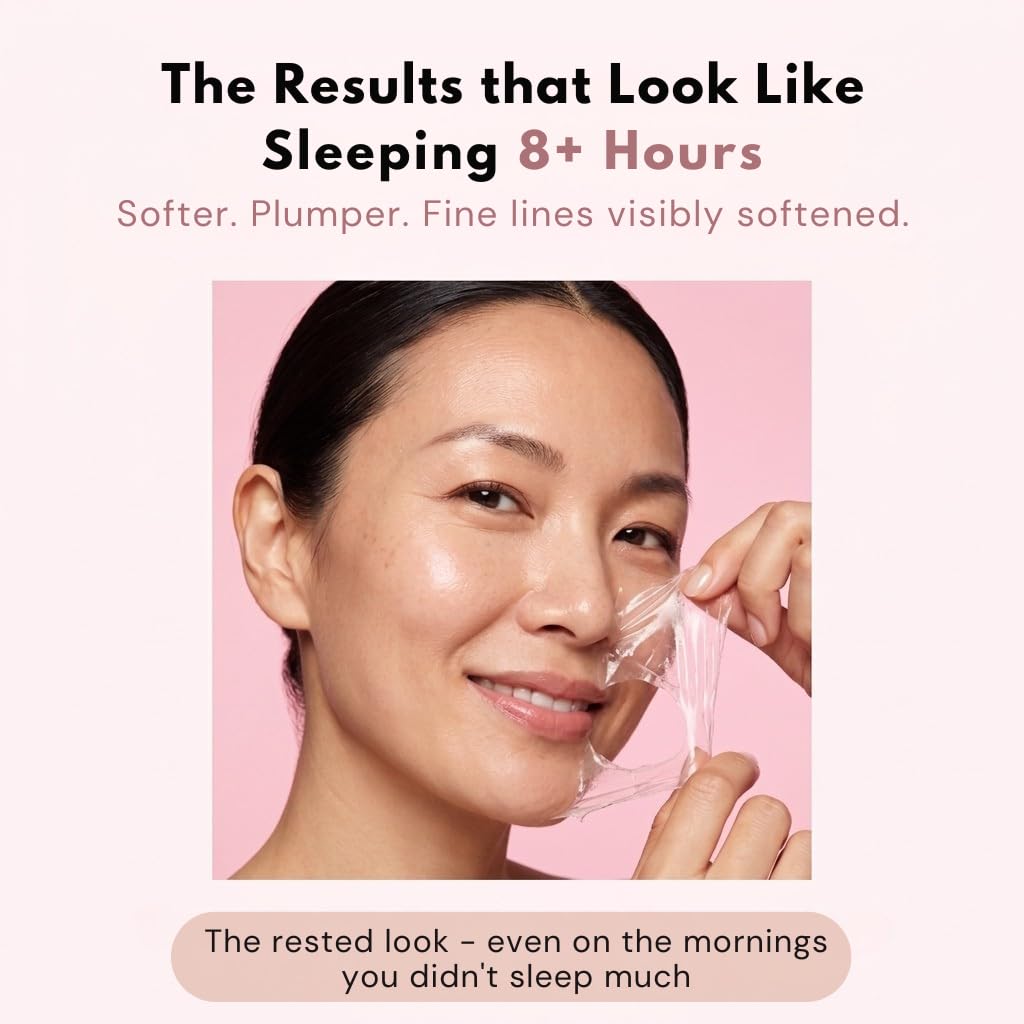 QUIA Collagen + Turmeric Overnight Wrapping Mask Duo – Firming and Hydrating Peel-Off Set for Elasticity, and Glow – Korean Skincare 2 x 75ml