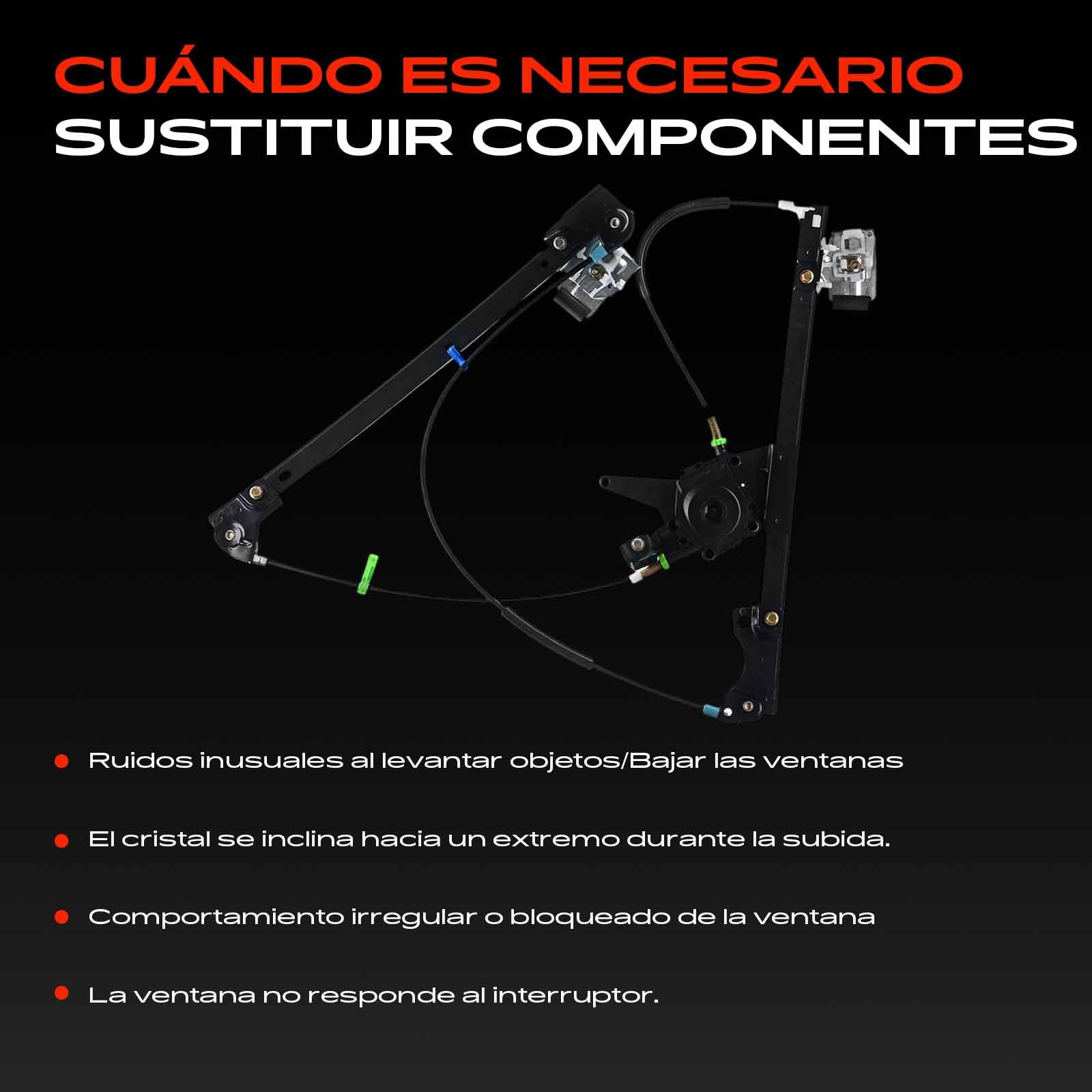 Frankberg Regulador de la ventana delantera derecha 1H0837462A
