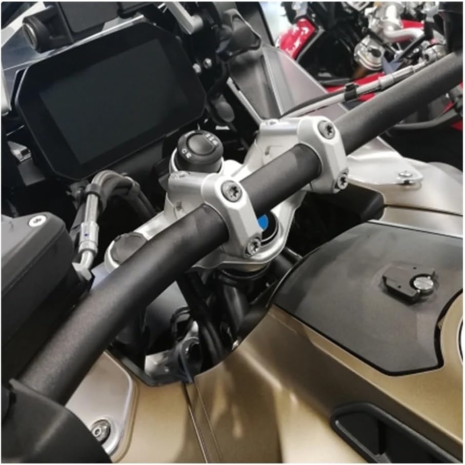 オートバイ用ハンドルバーライザーリフター オートバイハンドルバーライザーハンドルバークランプマウントアダプター R1200GS R1