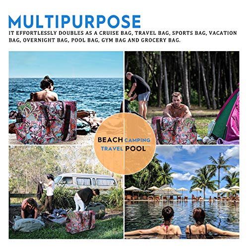 Image of Outrip Extra Large Beach Tote Bags for Family Waterproof Pool Bag for Women with Zipper