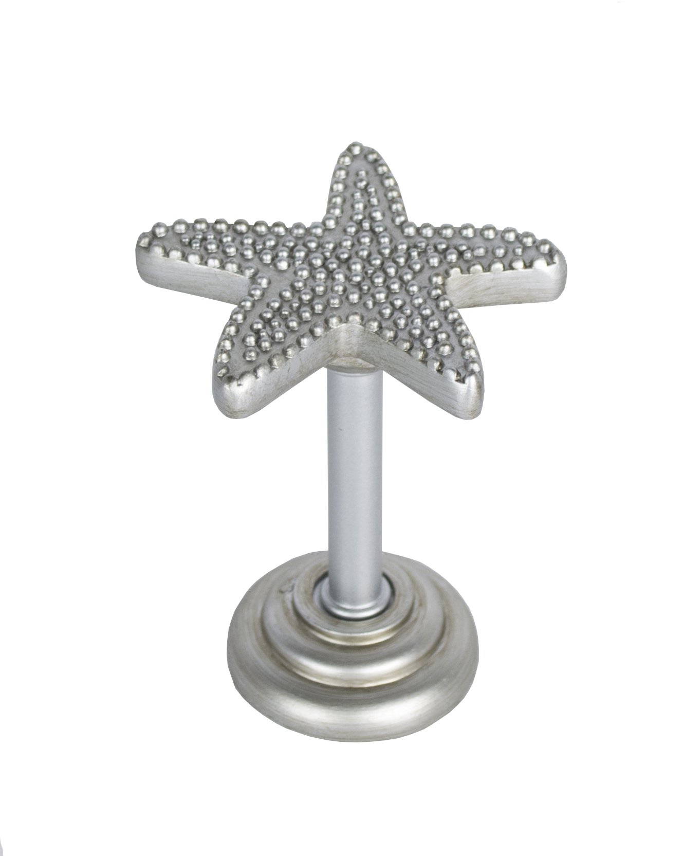 Urbanest Starfish Medallion, 3 1/4-inch Wide, Pewter