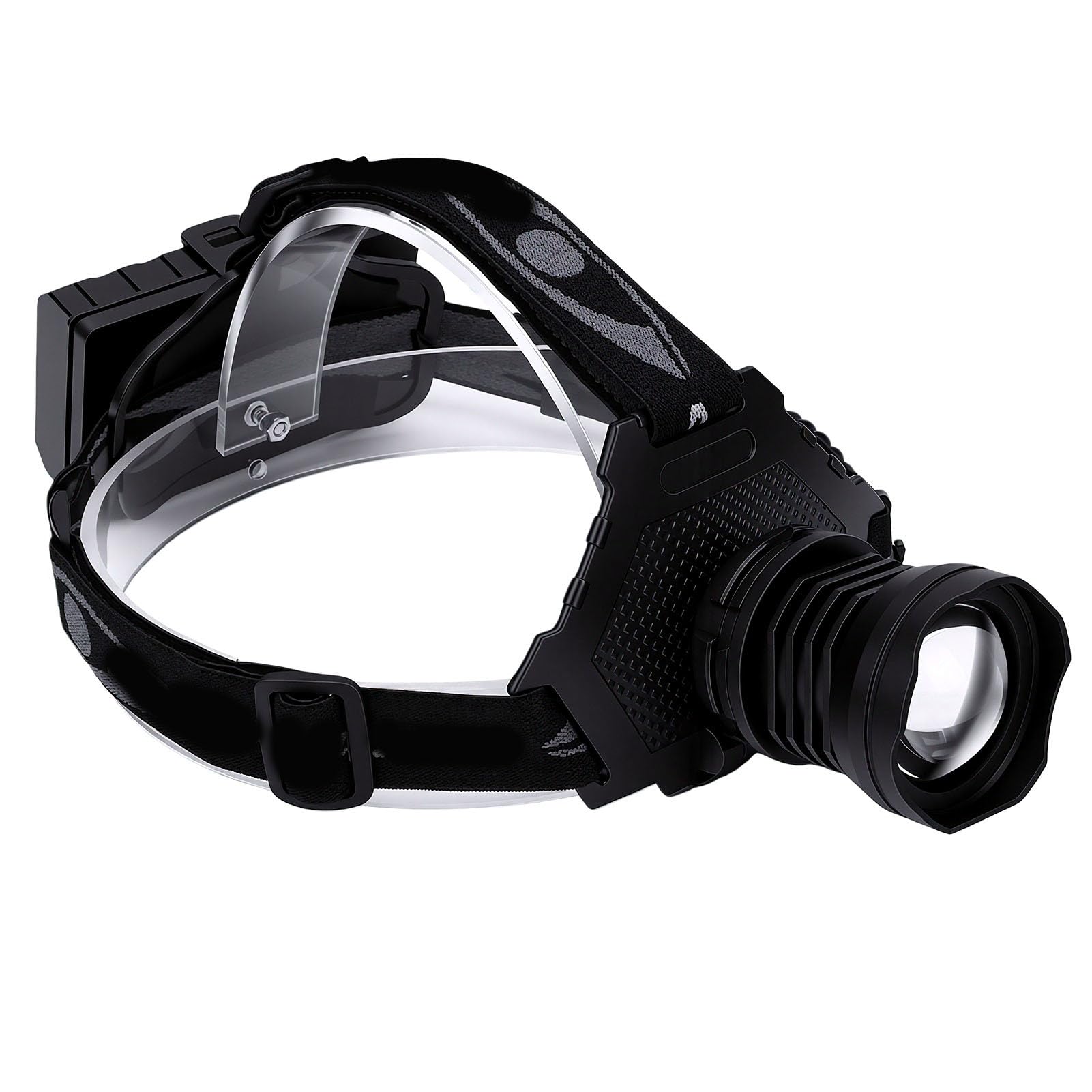Linterna frontal LED resistente al agua para evitar caídas en senderismo y pesca nocturna 8
