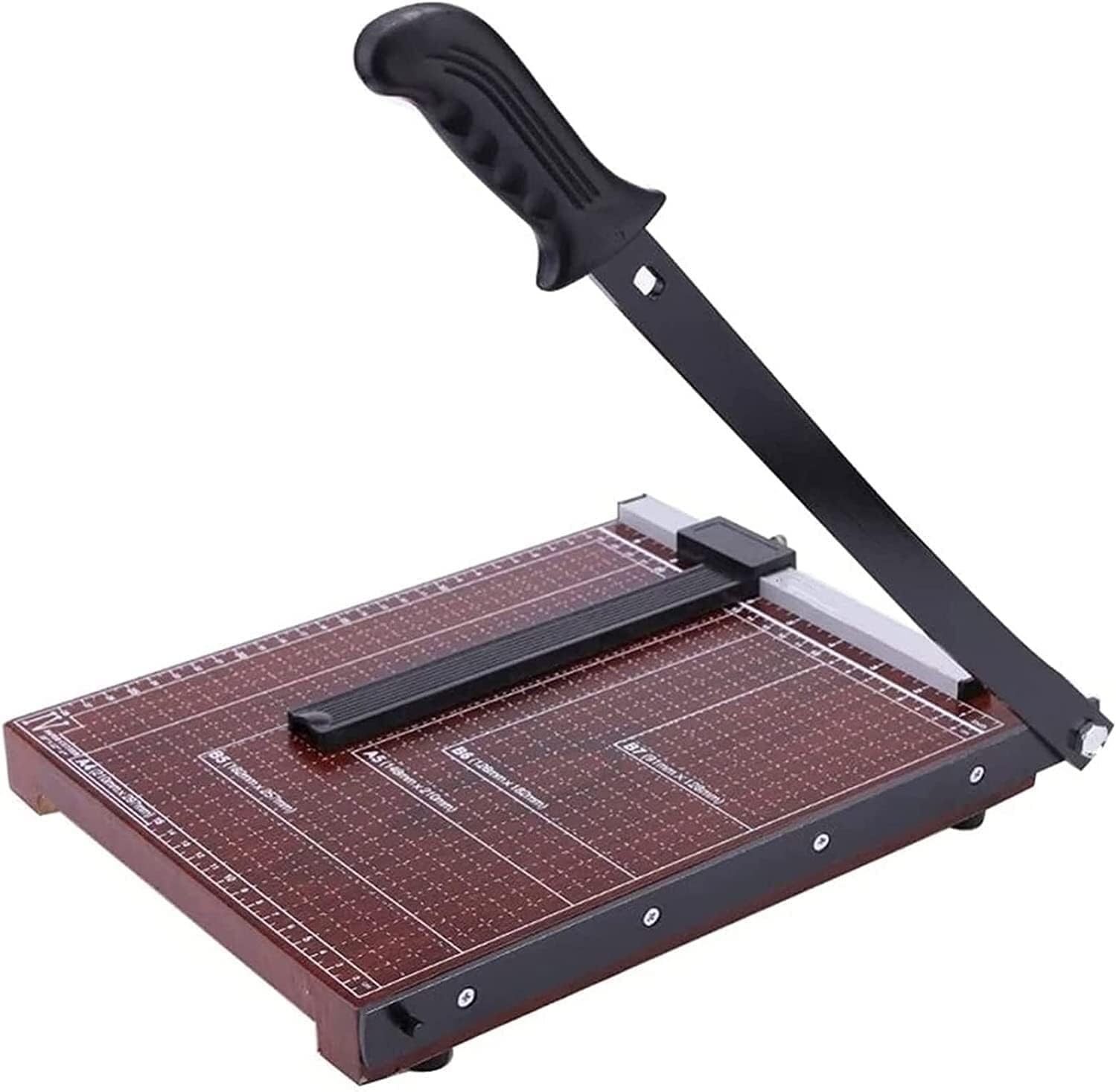 Taglierina for Carta compatta, taglierina for Carta Portatile ergonomica, Strumento for Il Taglio di Foto su Carta con Maniglia, Adatta for Etichette di Carta, Foto e cartoncino.