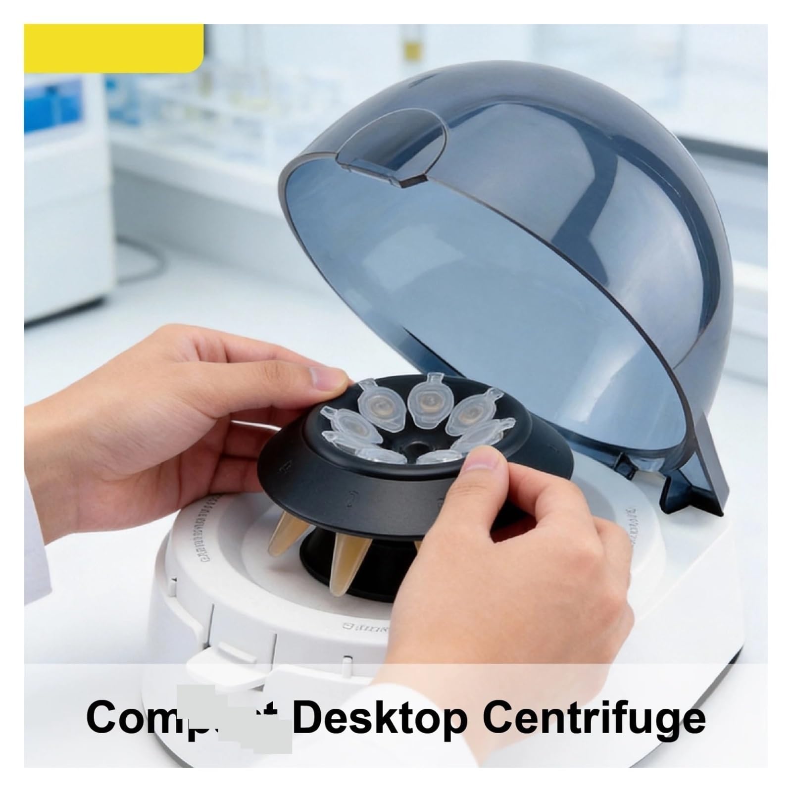 Centrífuga de mesa, Mini Centrífuga Microcentrífuga 7000 RPM De 0,2 Ml Tubo PCR Laboratorio Portátil Sobremesa Pantalla Digital | ONI-7080E