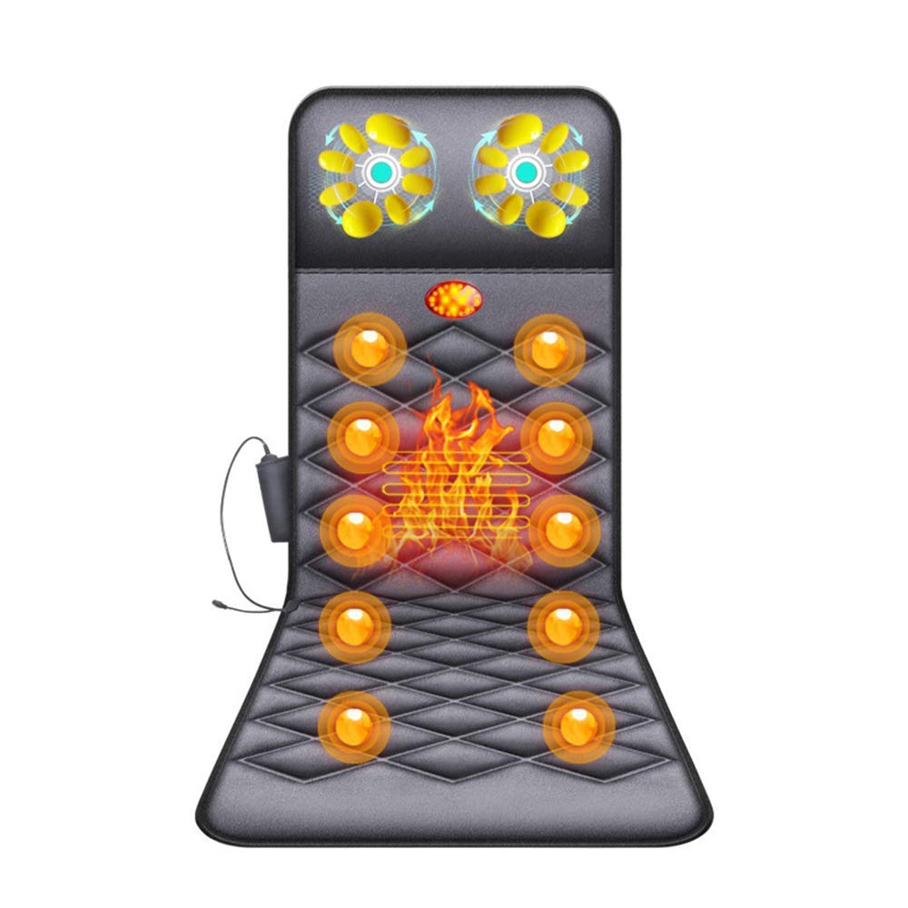 ASDY Full Body Heated Massage pad with 16 Massage Heads, Heated pad Body Massage pad for Relieving Back and Back Pain