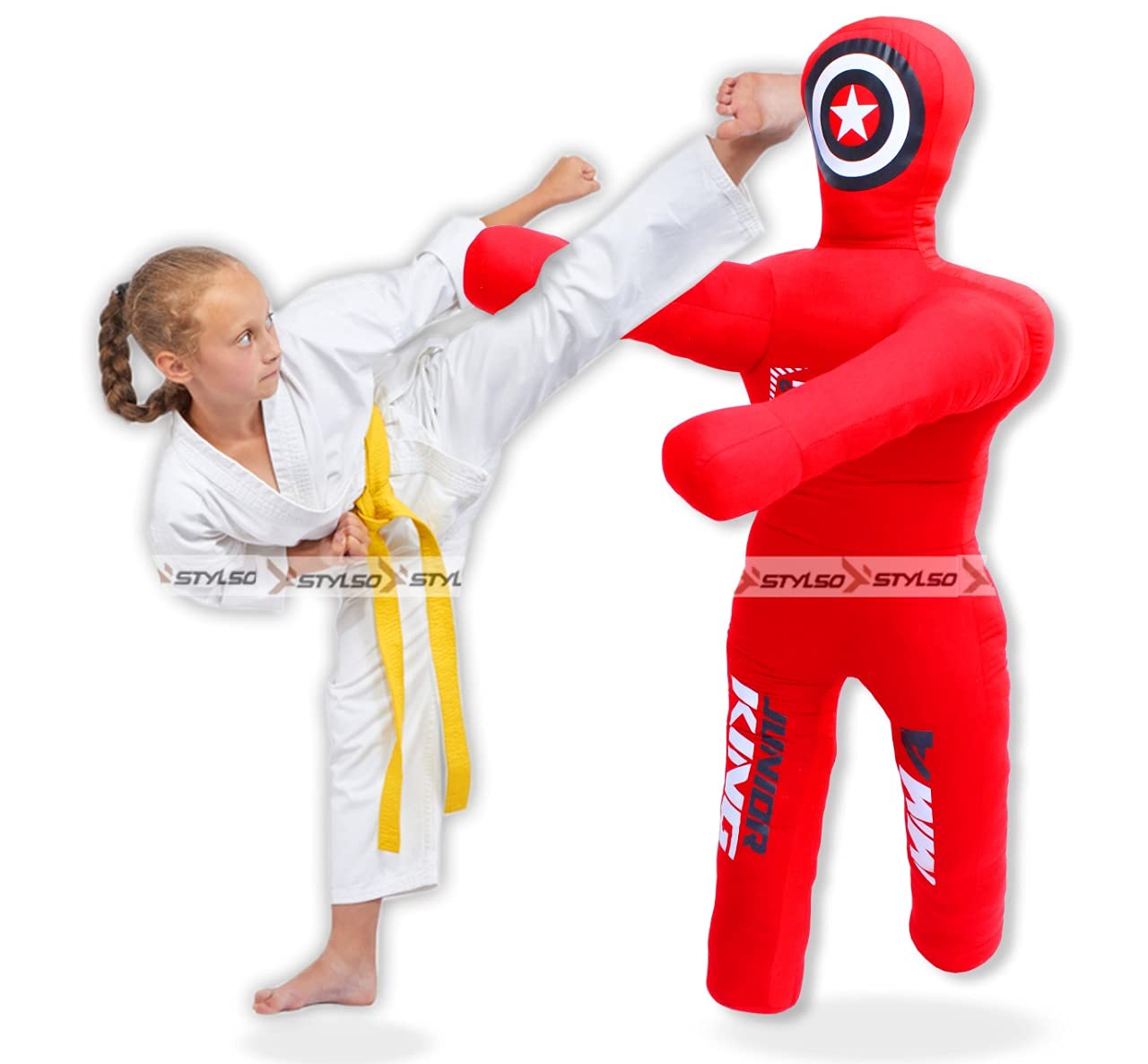 Kids Jiu Jitsu Grappling Dummy Kick Throwing Bjj Dummies For