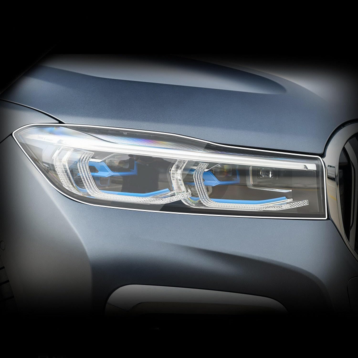 JCAKES Car Exterior Headlight Anti-Scratch TPU Protective Film Anti-Scratch Repair Film Accessories Refit，for BMW G11 Series 7 2019-2021