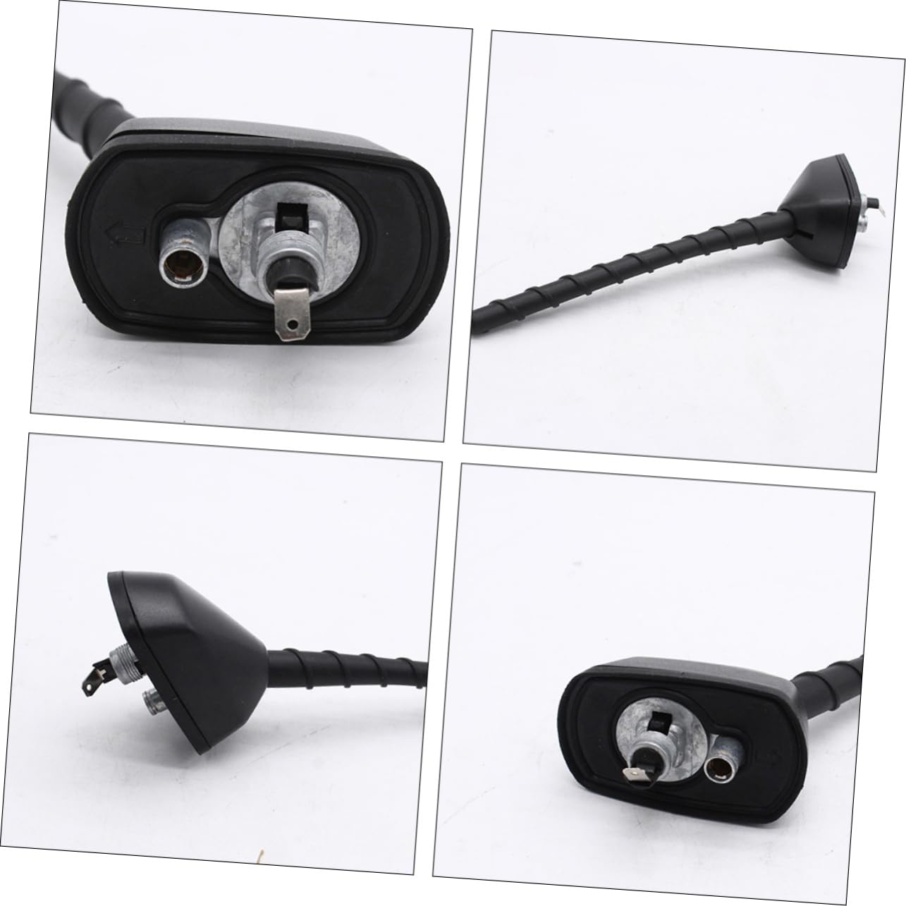 UKCOCO Antena de Techo para Coche Práctica y Duradera en Abs y Aleación de Aluminio, Accesorio Compacto para Techo Compatible con Modelos 2009-2014