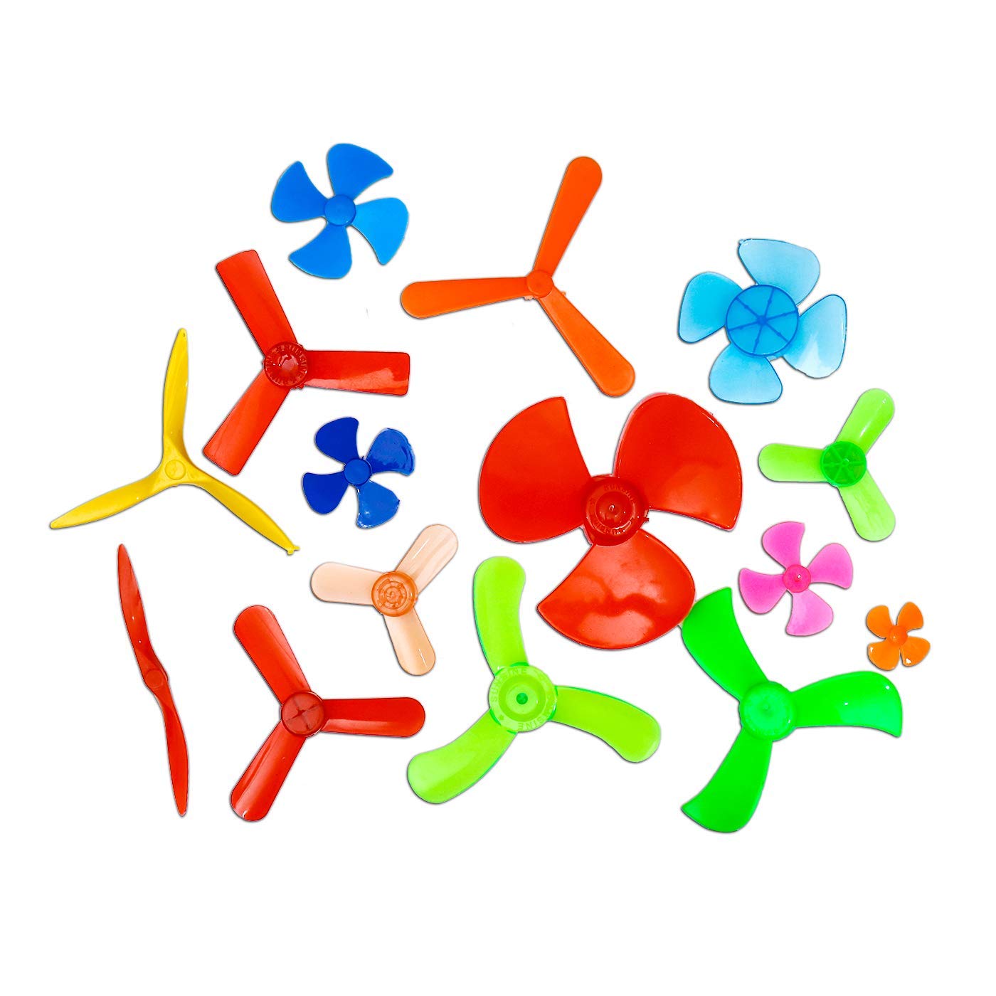 Electronic Spices Combo Of 15 Pcs Different Sizes & type Fan Propeller For DIY Science And Education project or Toys Mini Airplane Rc toys Rc drone Boat (Assorted)-image-44