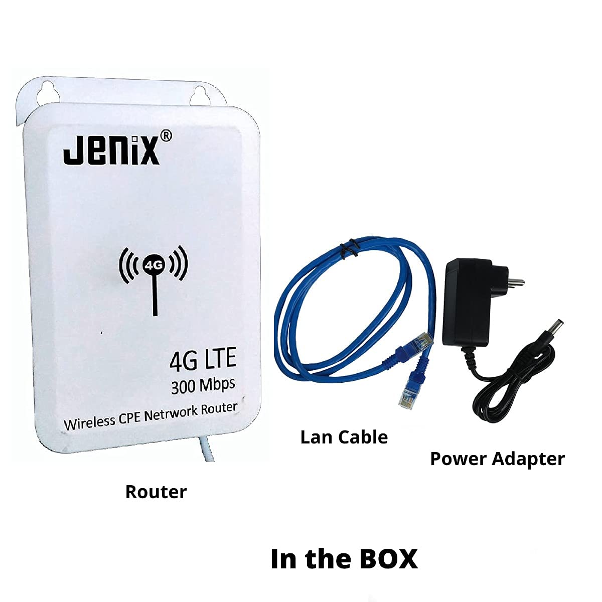 jenix Waterproof Jio Router WiFi 4G Dongle Device, Support All sim