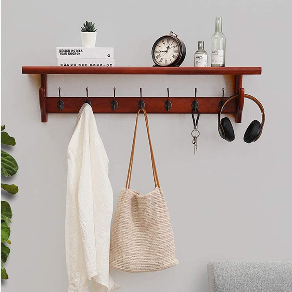 Appendiabiti da parete Appendiabiti da parete - Set di 5 - Ganci decorativi decorativi in ​​legno
