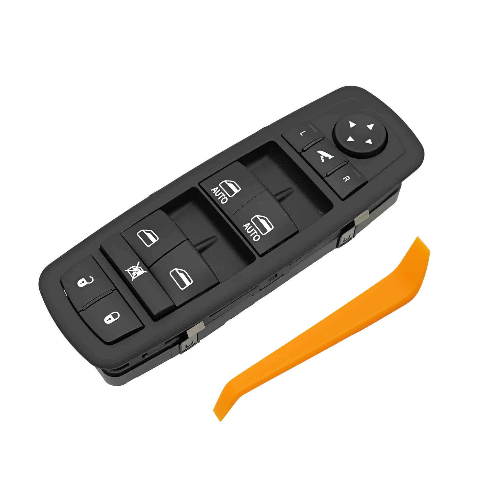 11PINS 56046826AE Driver Side Power Control Window Switch for 2016-2018 Ram 1500 2500 3500 2019-2024 Ram 1500 Classic 56046826AC 56046826AD Front Left (2 Auto, 3+8 pins)