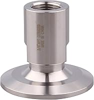 Vista 17 de Dernord - Adaptador de abrazadera triple de 1.5'' a abrazadera de rosca FNPT de 1 pulgada para tubería sanitaria