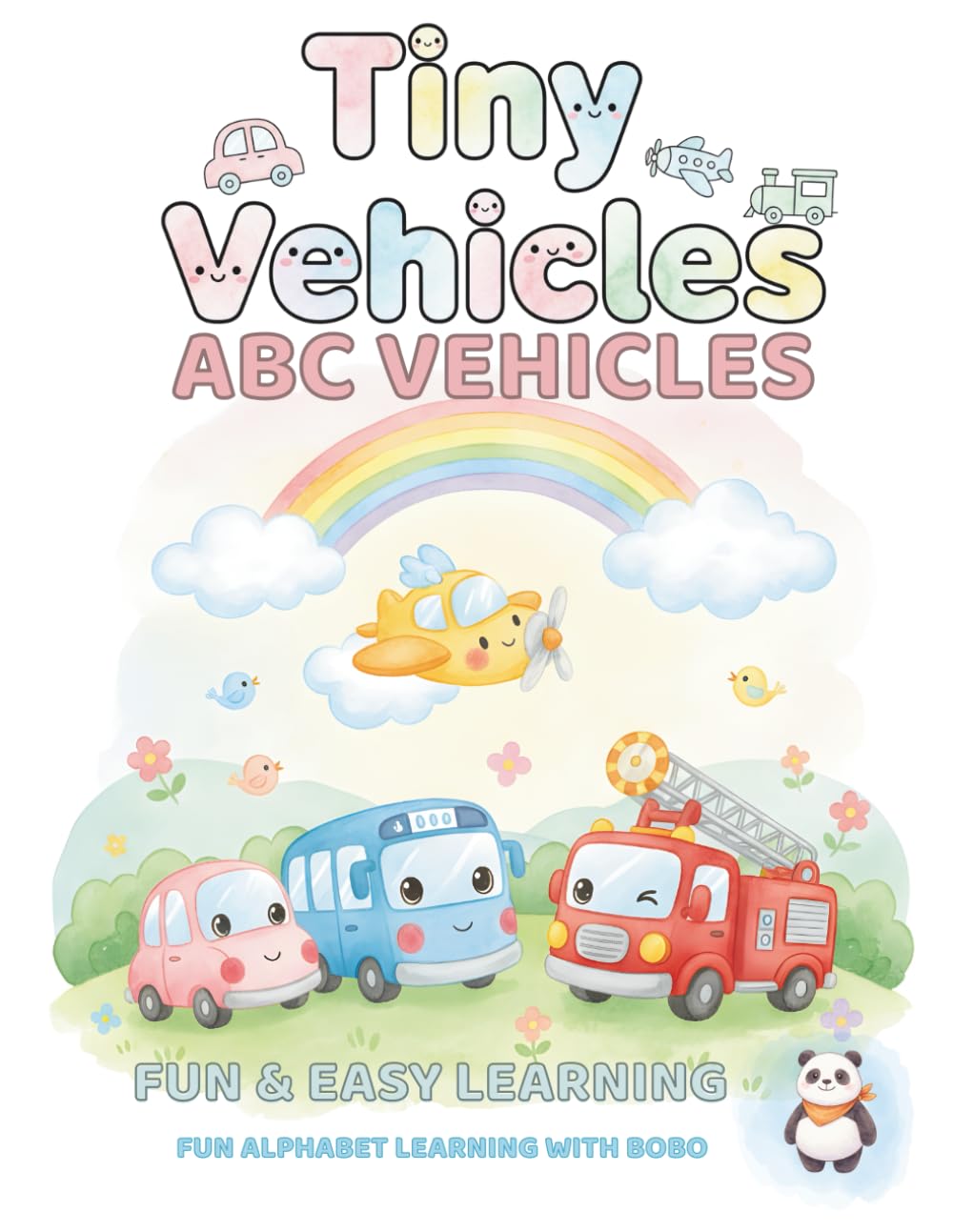 BoBo ABC Vehicles – Tiny Vehicles: Things That Go Alphabet Adventure | Interactive Digital Coloring Bonus | Ages 2–5