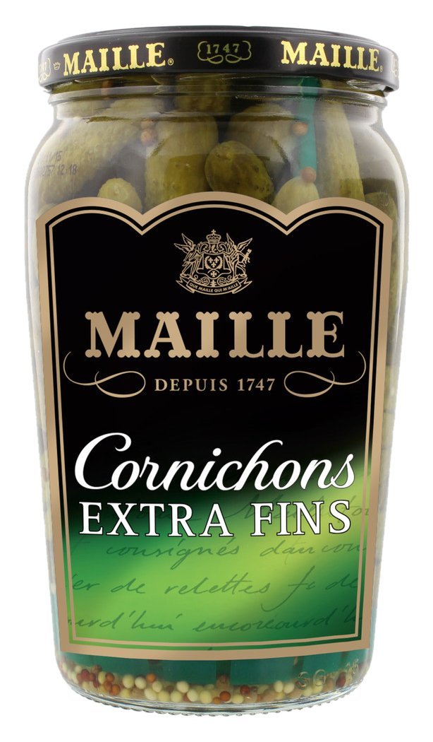 Maille Cornichons Crunchy Extra Fins - Pickles 380g