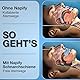 Schnarchschiene gegen Schnarchen und Knirschen | Anti-Snoring Mouth Guard (schnarchstopper,aufbissschiene) endlich Schnarchfrei mit anti Schnarch Zahnschiene