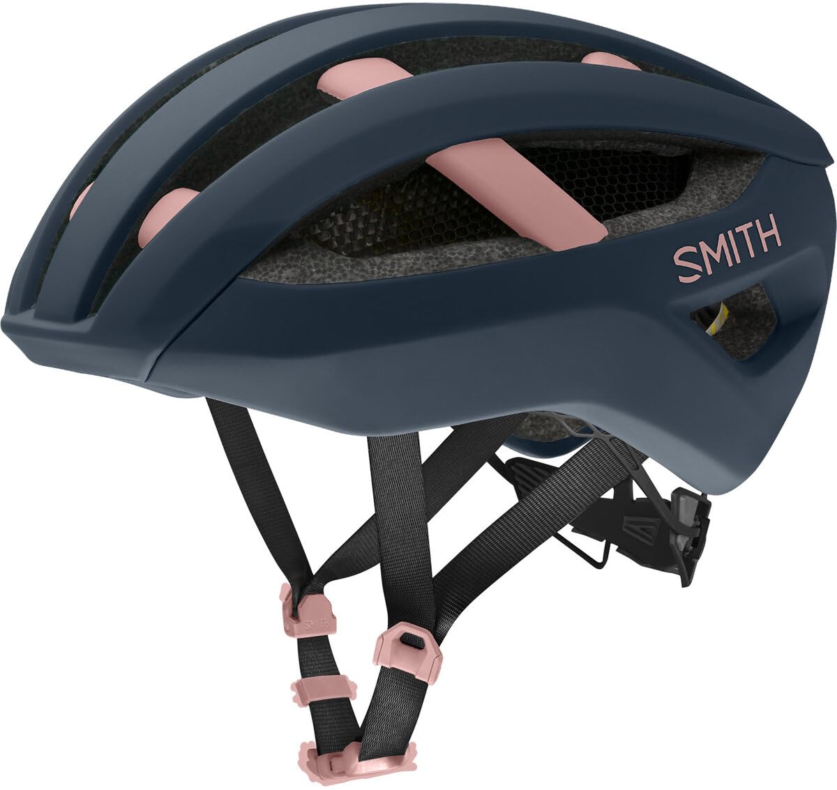 Smith Optics Network MIPS Road Cycling Helmet - Matte French Navy/Rock Salt, Small