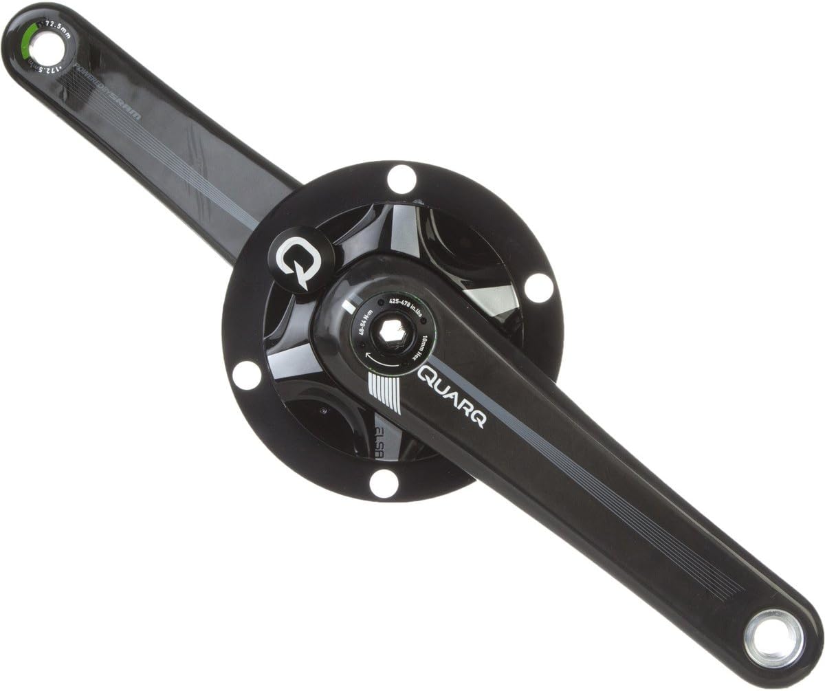 Quarq Elsa RS Power Meter Crankarms - BB30 Black, 170mm