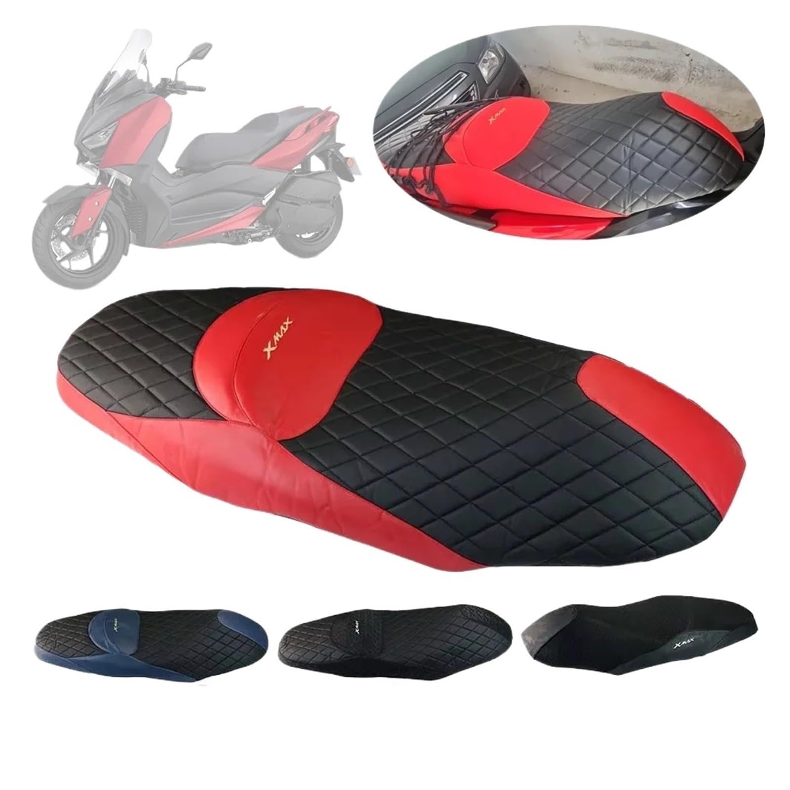 Fodera Sella Moto Moto Per XMAX300 X-MAX XMAX 300 125 250 400 Accessori Per Coprisella In Pelle Protettivo