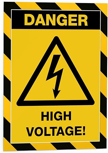 Miniatura 2 de Durable DURAFRAME - Soporte magnético autoadhesivo para documentos de seguridad, tamaño carta 8-12 x 11 pulgadas, amarillonegro, paquete de 2