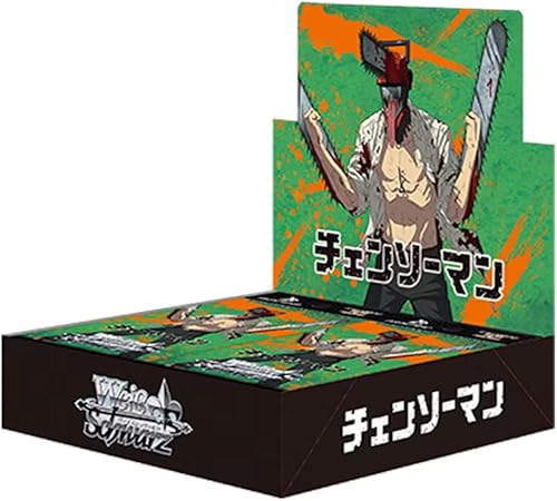 Weiss Schwarz Motosierra Hombre Booster Box Japonés 16 Paquetes Trading Cards TCG CCG