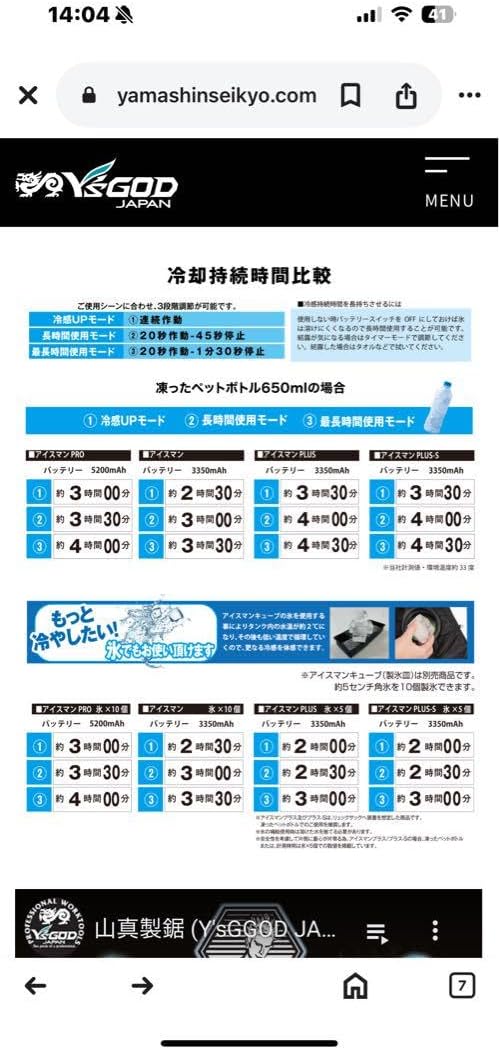 アイスマン ベスト セット 未使用 熱中症対策 アイスマン ベスト