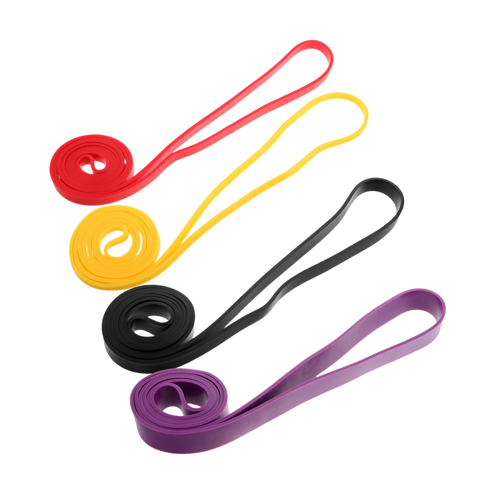 KOMBIUDA Fasce Di Resistenza Elastiche in Tpe Fasce Per Allenamento Fitness A Casa Strumento Di Assistenza Per Esercizi Muscolari Accessorio Di Resistenza
