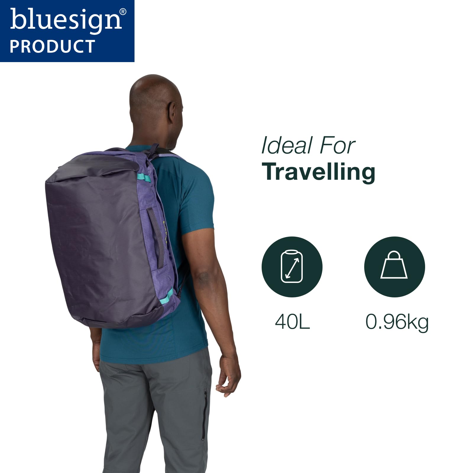 Osprey Transporter Duffel 40 Raven Black OS