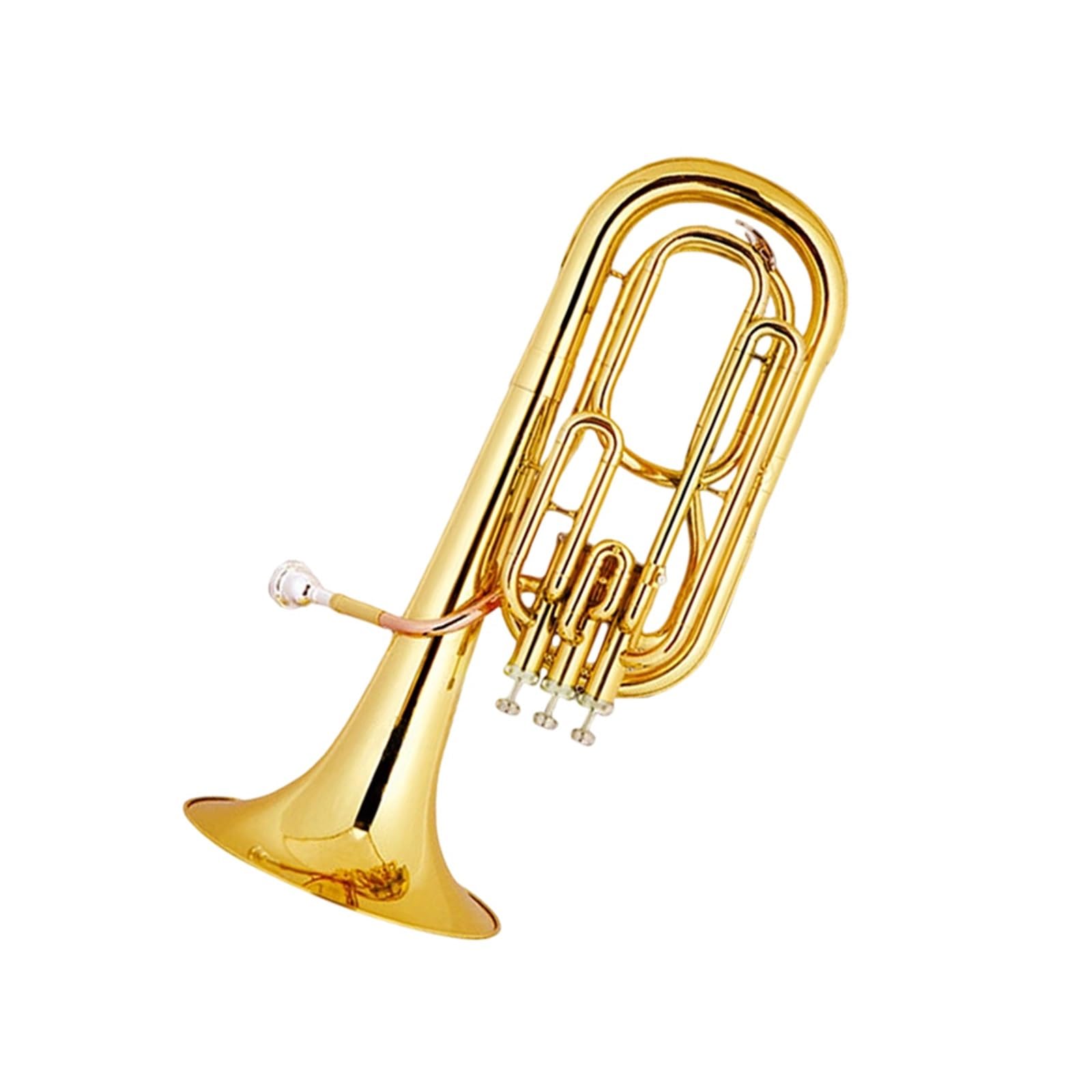 Euphonium Tenor Flat Key Upright Blechbläser Performance Major Anfänger-Euphonium(3/4)