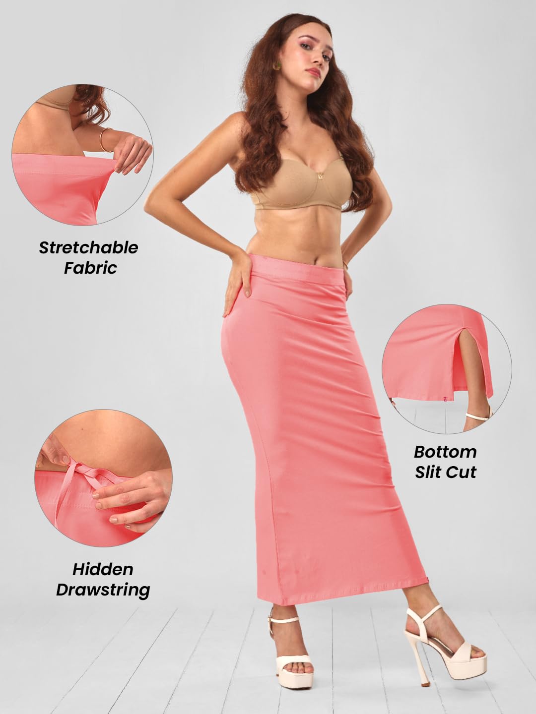 Lyra Women Saree Shaper (Petticoat) 2
