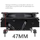 Thermalright AXP90-X47 Black Low Profile CPU Air Cooler, 47mm Height, 3.74 Inches, AMD AM4/Intel 115X/1200, Desktops, Servers, Radiators gallery image