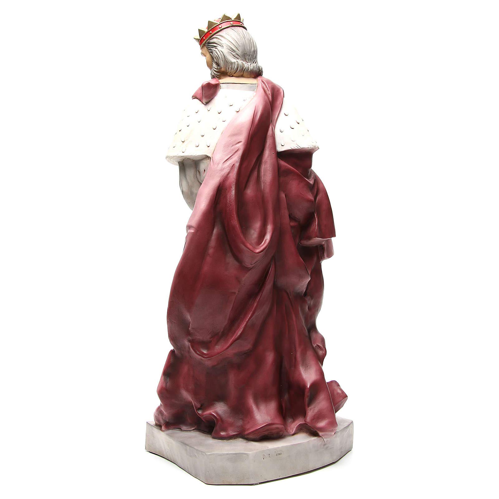 Re Magio Gaspare presepe in gesso 30 cm
