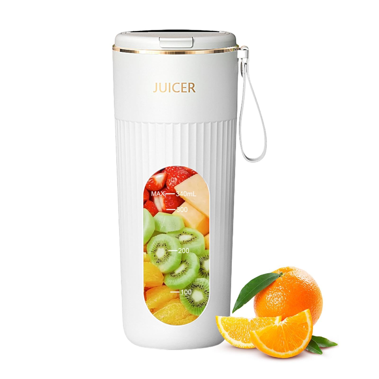 Frullatore Personale Ricaricabile 340ml Portatile Spremiagrumi