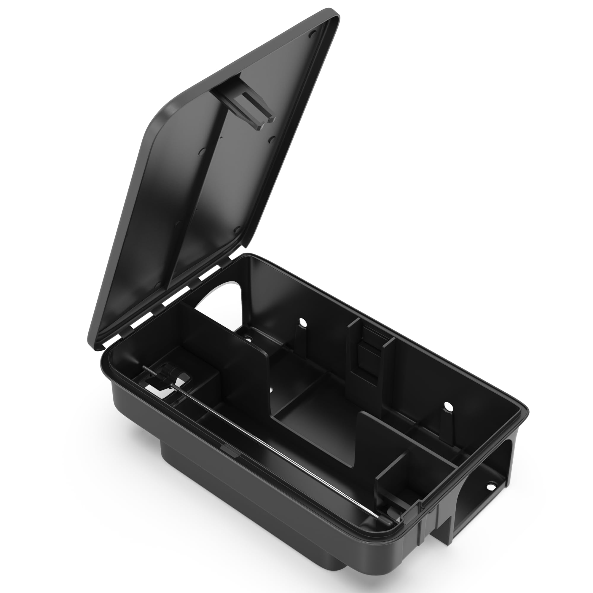 Mice&Co 2 Estaciones de Cebo para Ratas y Ratones - Trampas para Ratas y Ratones Profesionales | Caja Portacebos Veneno - Caja de Cebo Eficaz Raticida Interior y Exterior