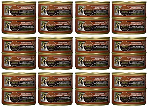 Dave'S Naturally Health Grainfree Canned Cat Food Gobbleicious Gourmet Dinner Formula – 5.5Oz (24 Cans Per Case), 5.5 Oz.