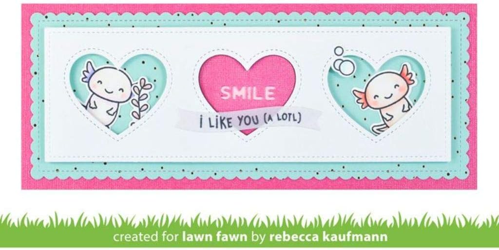 Lawn Fawn Clear Stamps 3"X2"-I Like You (A lotl) -LF2464