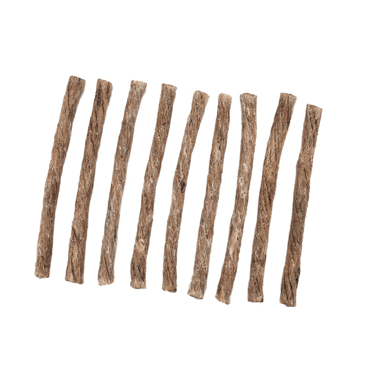 FONDOTIN 20Pcs Outdoor Rope Fire Starter Portable Wax Coated Handy Rope for Barbecue Picnic and Fireplace Use Wind Resistant and Easy to