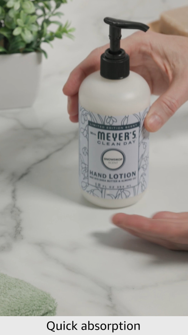Amazon.com : MRS. MEYER'S CLEAN DAY Hand Lotion, Snowdrop Scent