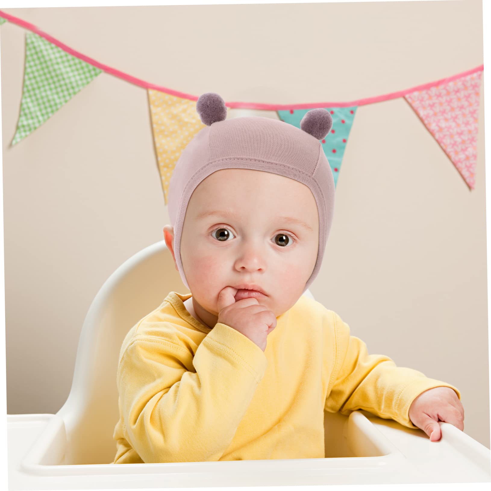 TOYANDONA 6 Pz Cappello da Bambino Cappelli Caldi Appena Nati Copricapo per Bambini Tiara Cappelli da Bambina Cappelli Appena Nati per Bambine Sezione Sottile Cappello Termico Infantile