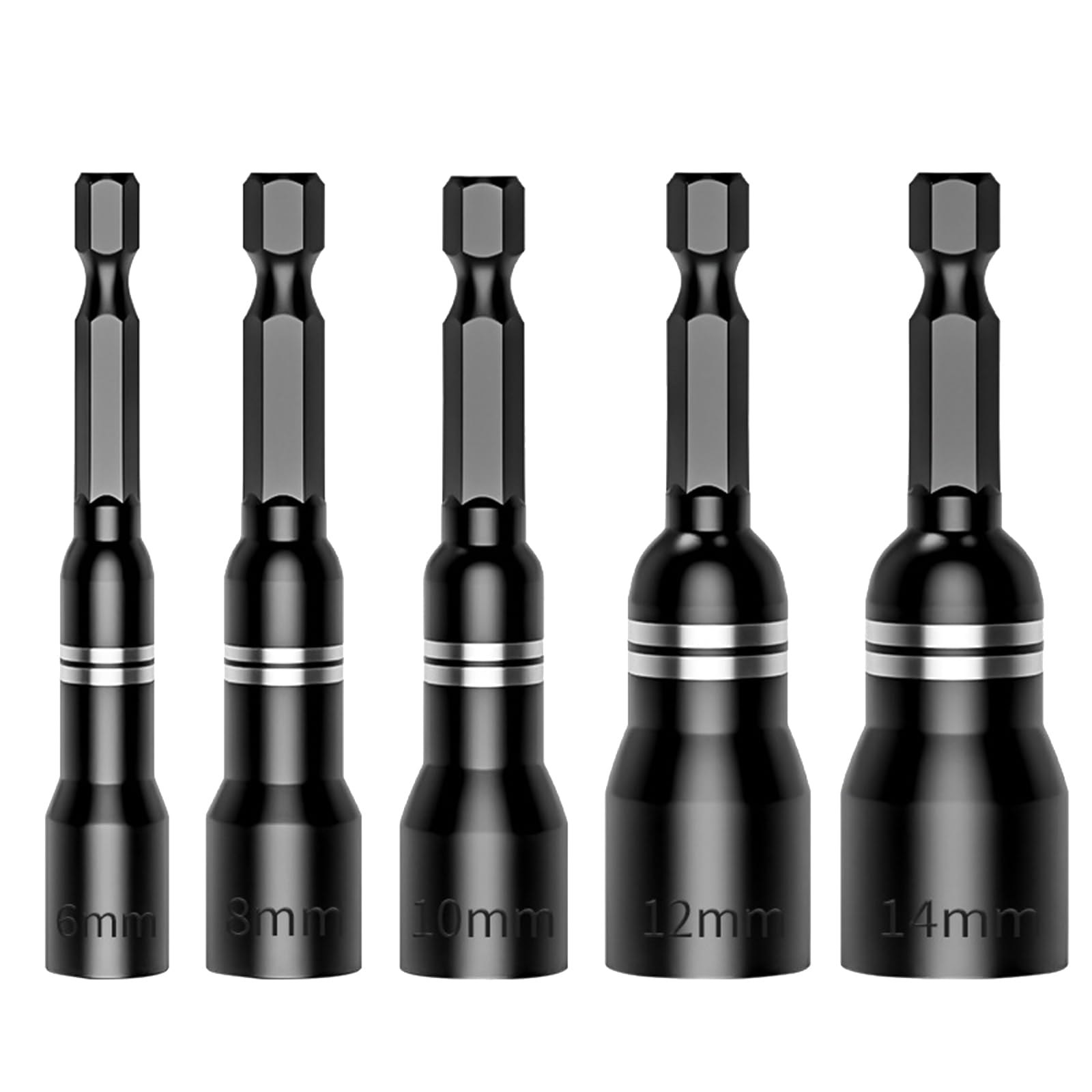 YHAILI Magnetic Nut Screwdriver Socket Bit For Power Drills Hexagonal Shank Driver Adapter Socket Wrench Tool Parts Accessories