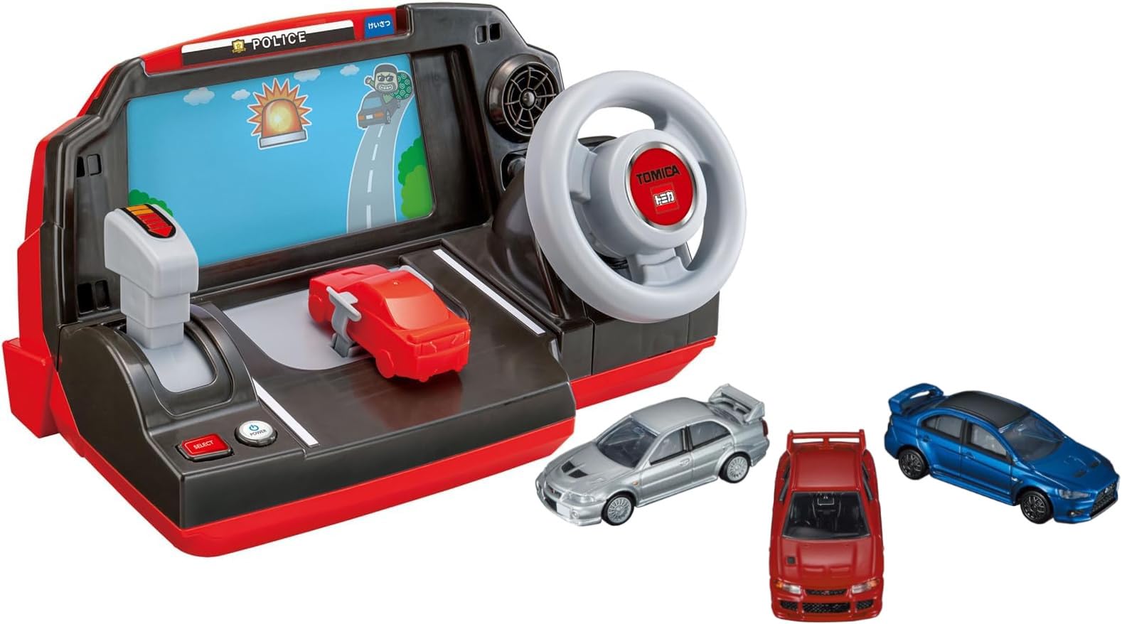 Amazon.co.jp: 【2点セット】トミカを運転! ハンドルドライバー