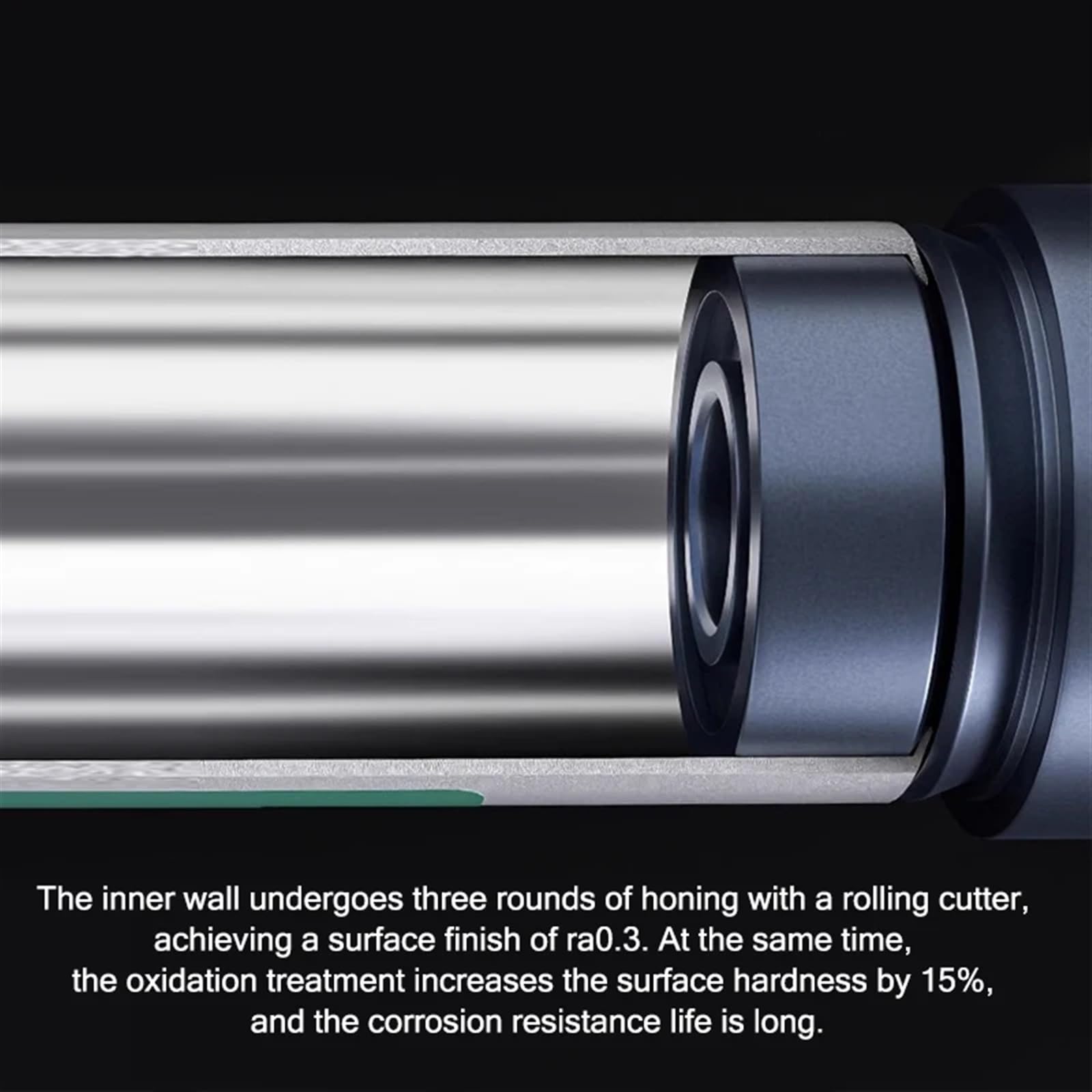 Cilindro Pneumatico Mini In Acciaio Inox Doppio Effetto - Alesaggio 32mm, Corsa 200mm, Per Automazione E Macchine