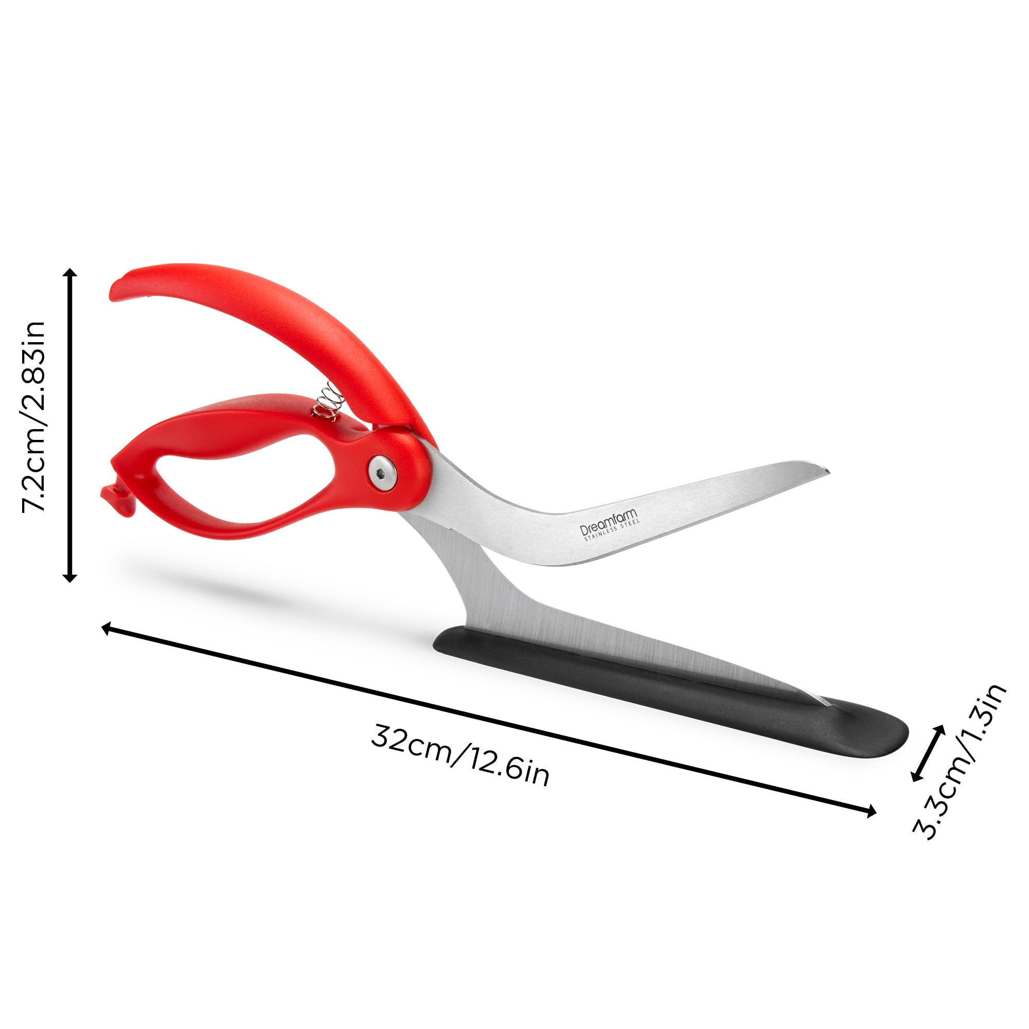 Amazon.com: Dreamfarm Scizza 2-In-1 Easy Ergonomic Pizza Scissors