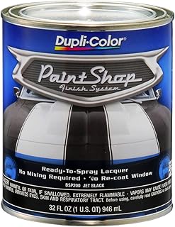 Dupli-Color Jet Black Base Coat: 32 oz. Paint Shop Finish System
