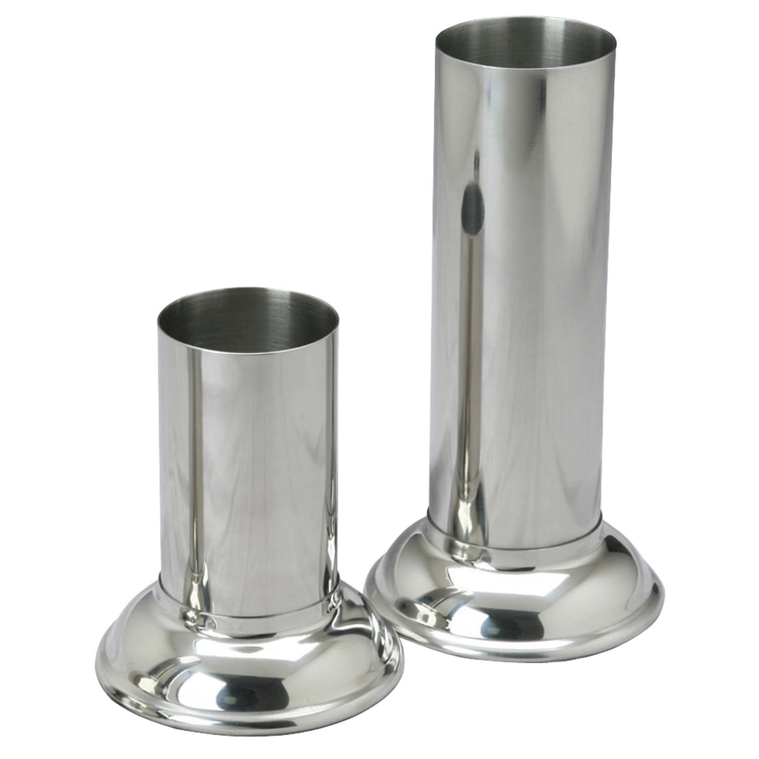 MuskalMed Set of 2 Forceps Jar Size 7x2 + 5X2 Inch Holloware Surgical Supplies Stainless Steel Forceps Tweezers Holder Instruments for Use Clinic, Hospital, Operation Room, Doctor's Office