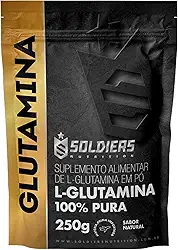 L-Glutamina 250g - 100% Pura Importada - Soldiers Nutrition