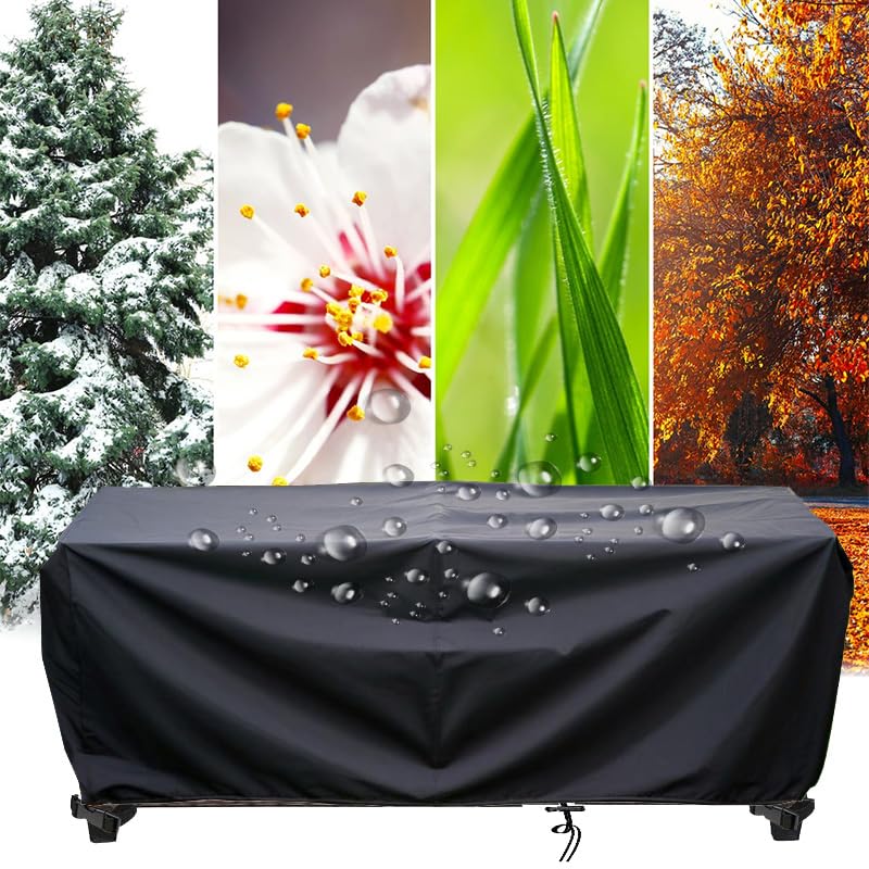 Garden Furniture Covers 300x230x71cm/lengthxwidthxheight Waterproof Garden Furniture Protector,Anti UV Rip Proof,Outdoor Patio Table Chair Cover Heavy Duty Sofa Covers for Yard, Balcony, Deck Use