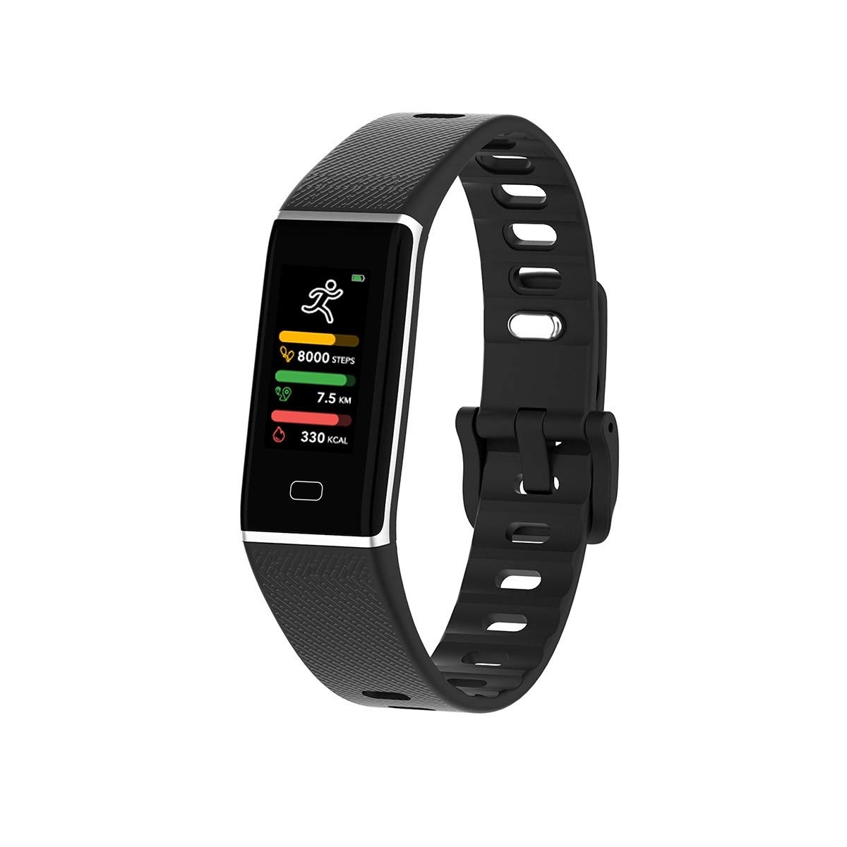 ZeTrack - Ultra Thin and Complete Activity Tracker with Cardiac Sensor  Black: Smartwatches: Amazon.com.au