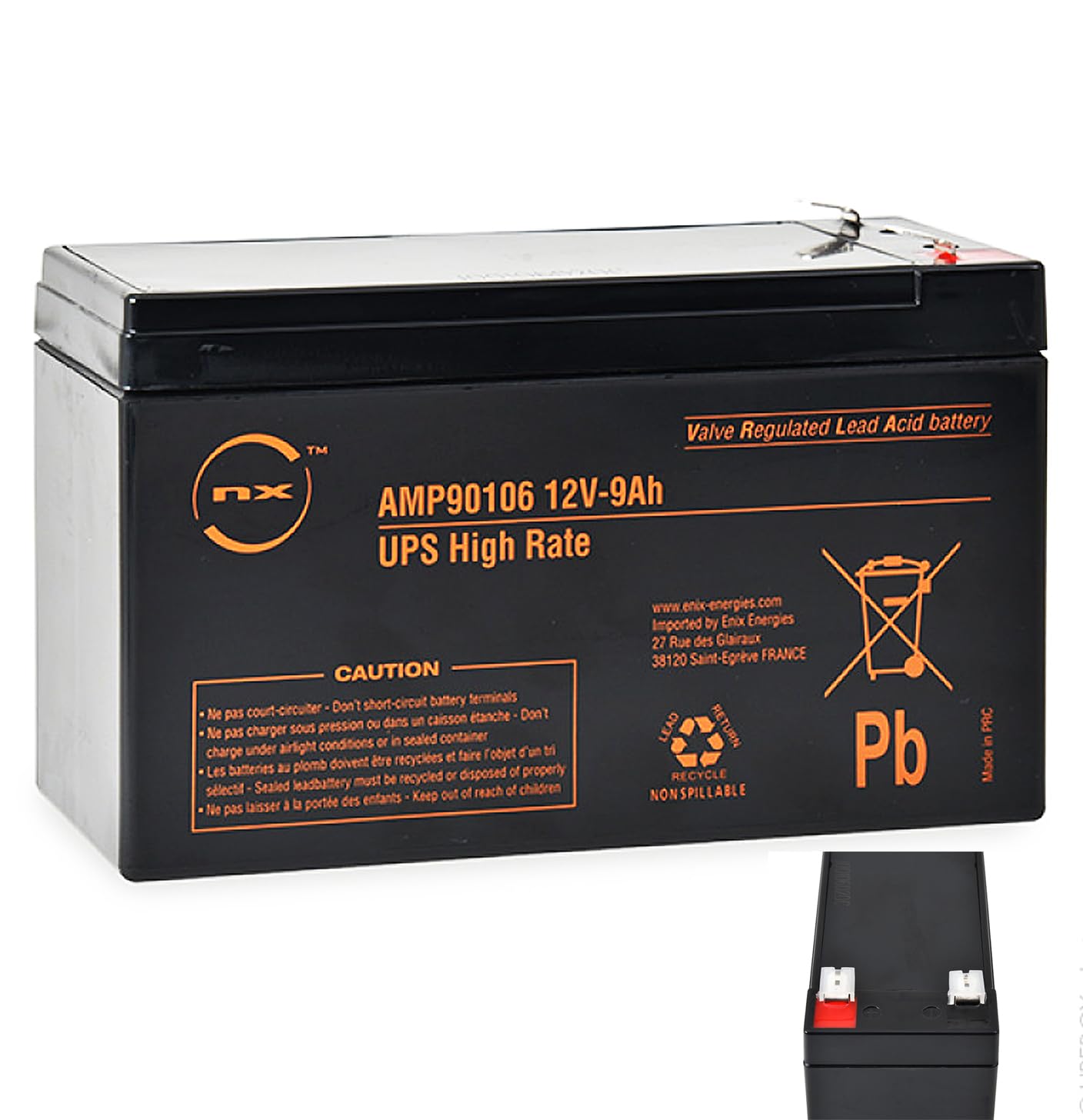 6V Battery, 6 Volt 4.5ah battery, 6V 4.0Ah Lead Acid Rechargeable Battery For General purpose, Bikes, Ride On Electric Motorcycle ride on Bike — view 3